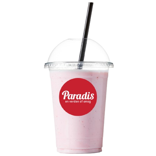Jordbær/vanilje milkshake